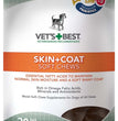 Vet's Best Skin & Coat Soft Chews 1ea/42 oz, 30 ct for your Pet Dog with Pet Store X.