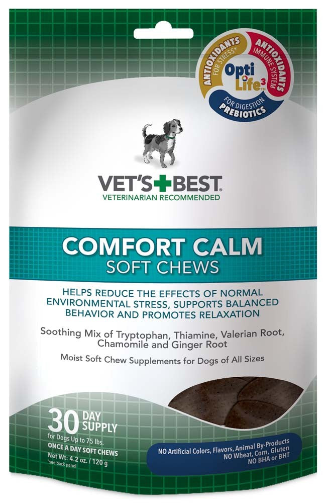 Vet's Best Comfort Calm Soft Chews 1ea/42 oz, 30 ct for your Pet Dog with Pet Store X.