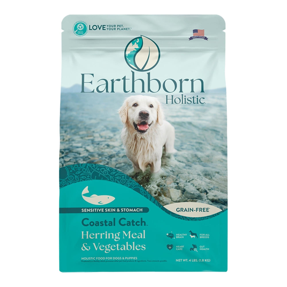 Earthborn Dog Grain Free Coastal Catch 4Lb for your Pet Dog with Pet Store X!