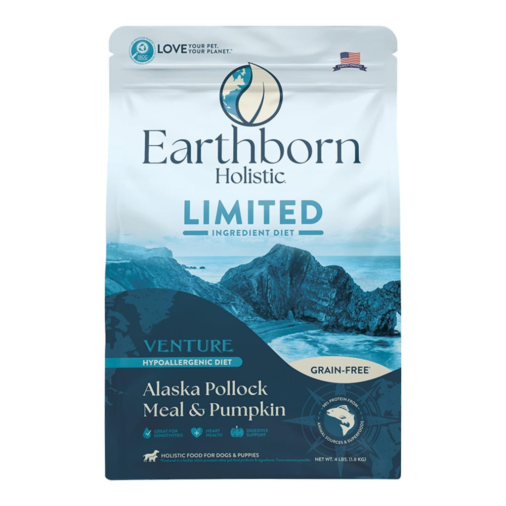 Earthborn Dog Venture Grain Free Polluck Pumpkin 4Lb