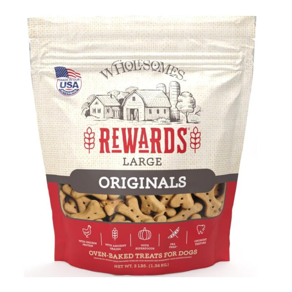 Wholesomes Rewards Classic Original Biscuits Chicken Medium-3 Lb