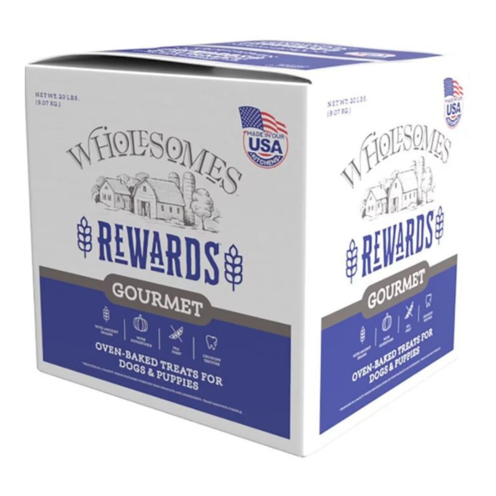 Wholesomes Rewards Gourmet Biscuits Nut'R'Nipz Peanut Butter 20 Lb