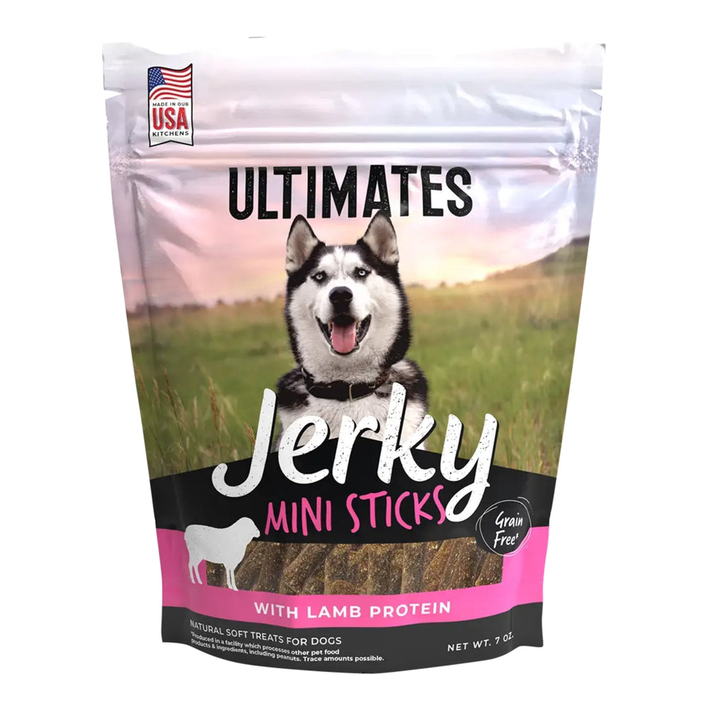 Ultimates Jerky Mini Sticks Lamb 7oz.