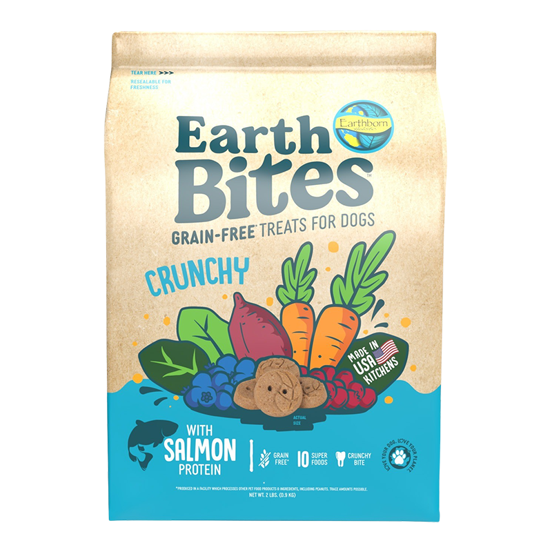 Earthborn Holistic EarthBites Crunchy Dog Treats Salmon & Pumpkin 1ea/2 lb for your Pet Dog with Pet Store X!