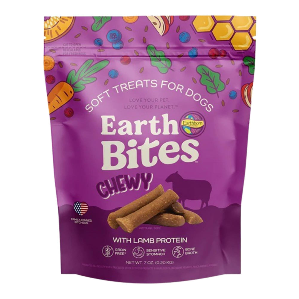 Earthborn Dog Grain Free Earthbites Chewy Lamb 7oz for your Pet Dog with Pet Store X!