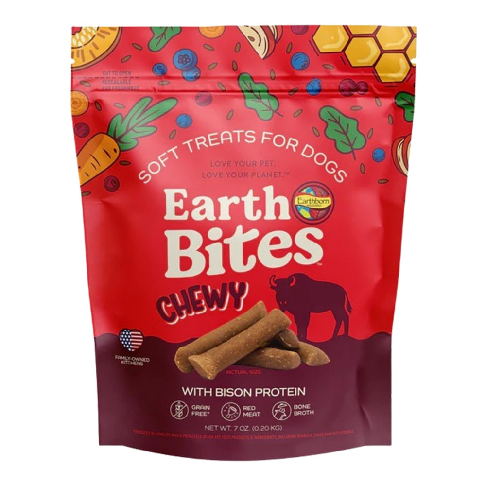 Earthborn Dog Grain Free Earthbites Chewy Bison 7oz for your Pet Dog with Pet Store X!