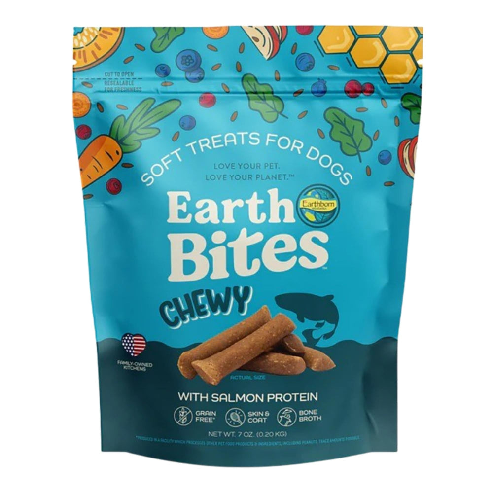 Earthborn Dog Grain Free Earthbites Chewy Salmon 7oz for your Pet Dog with Pet Store X!