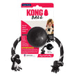 KONG Extreme Ball with Rope Dog Toy Black/White 1ea/LG