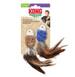 KONG Natural Crinkle Fish Catnip Toy Assorted 1ea/One Size, 2 pk