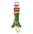 KONG Tugger Knots Frog Dog Toy Green 1ea/MD/LG