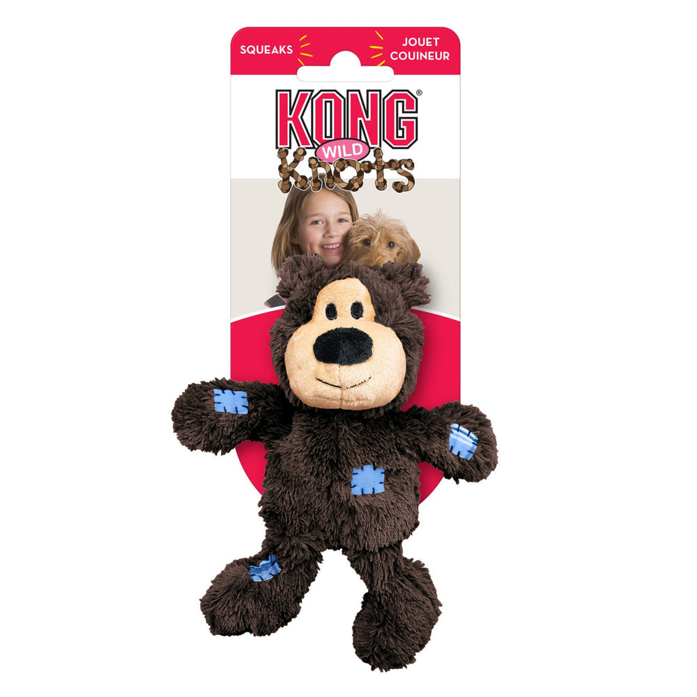 KONG Wild Knots Bear Dog Toy Assorted 1ea/XS