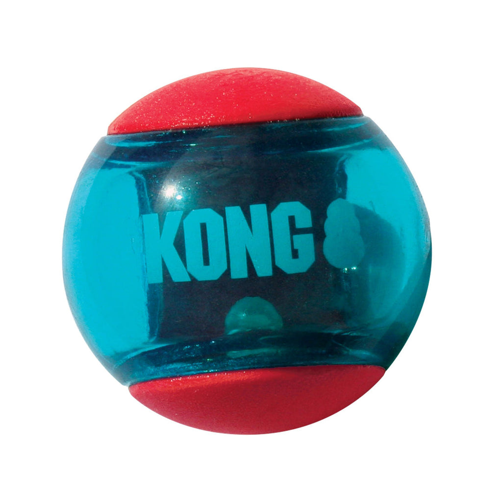 KONG Squeezz Action Ball Dog Toy Red 1ea/MD