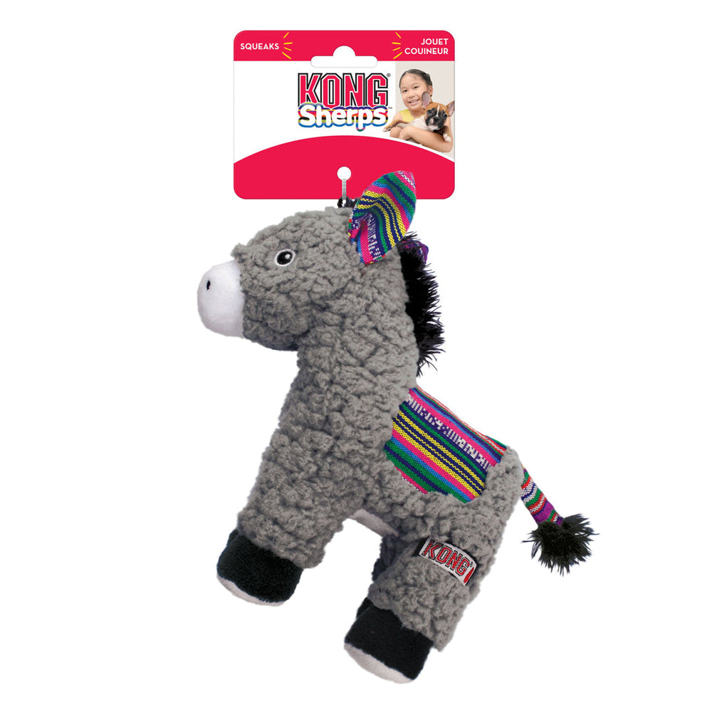 KONG Sherps Dog Toy Donkey 1ea/MD