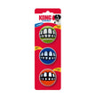 KONG Grinz by Rogz Variety Ball Dog Toys 1ea/SM, 3 pk