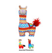 KONG Ballistic Vibez Llamas Dog Toy Assorted 1ea/SM/MD