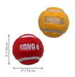 KONG Sport Softies Balls Dog Toy Assorted, 1ea/LG, 2Pc