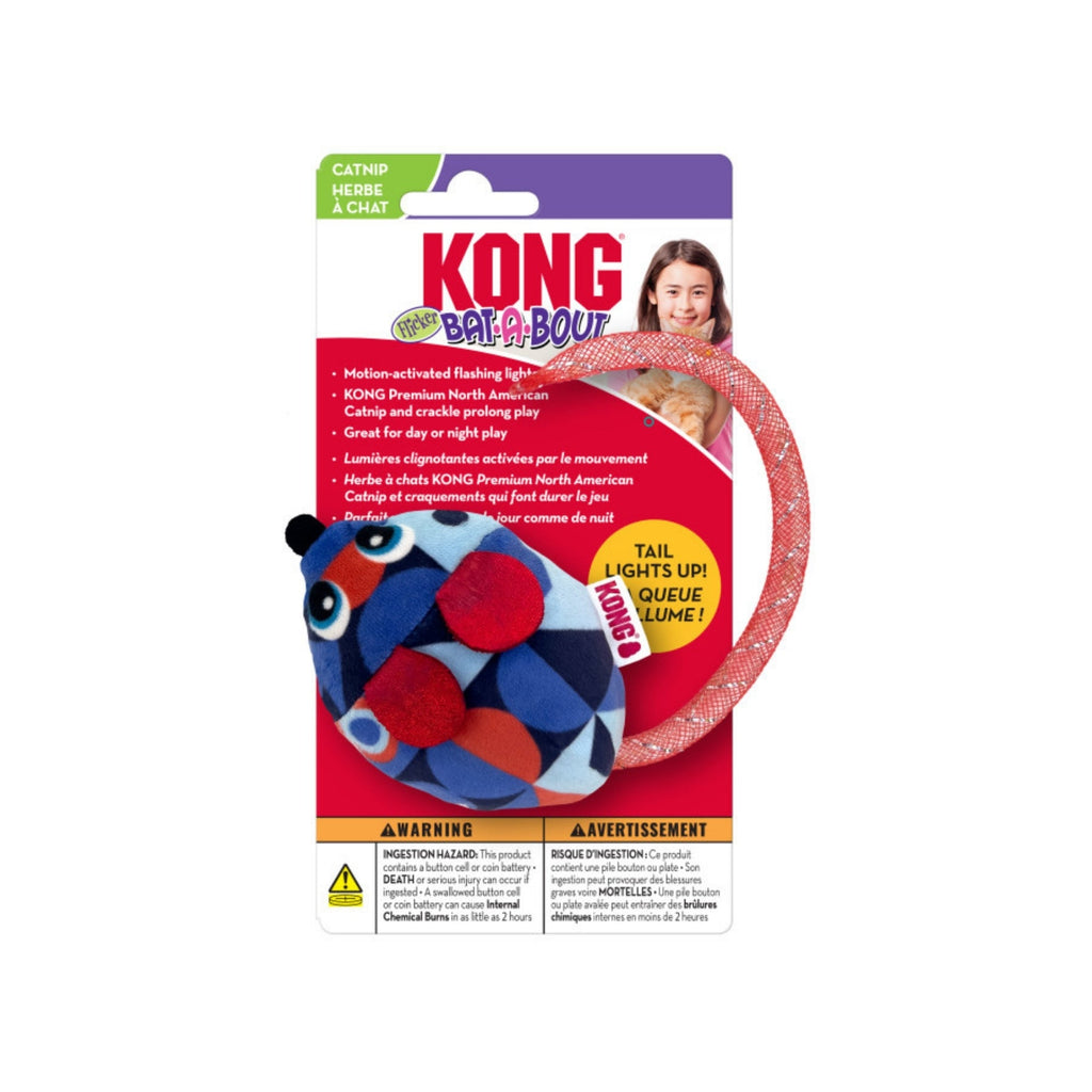 KONG BatABout Flicker Mouse Cat Toy 1ea/One Size