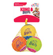 KONG Air Dog Squeaker Dog Toy Birthday Balls Assorted 1ea/3 pk, MD