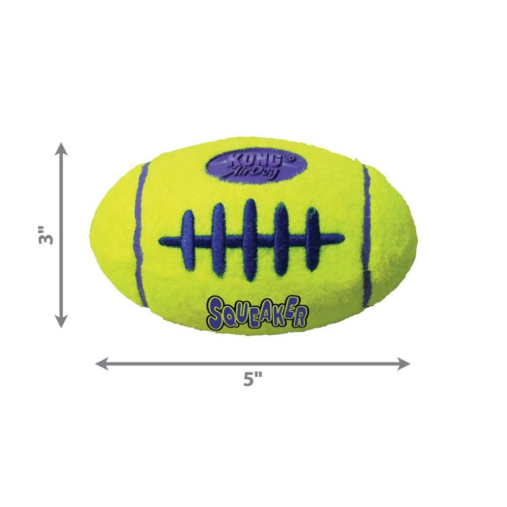 KONG Air Dog Squeaker Football Dog Toy 1ea/MD