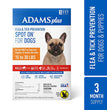 Adams Plus Flea & Tick Prevention Spot On for Dogs 3 Month Supply Clear 1ea/Medium Dogs 15 To 30 lb