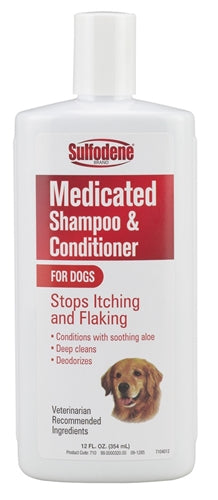 Sulfodene Medicated Shampoo & Conditioner for Dogs 1ea/12 oz for your Pet Dog with Pet Store X.