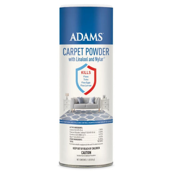 Adams Carpet Powder with Linalool and Nylar 1ea/16oz for your Pet Dog with Pet Store X.