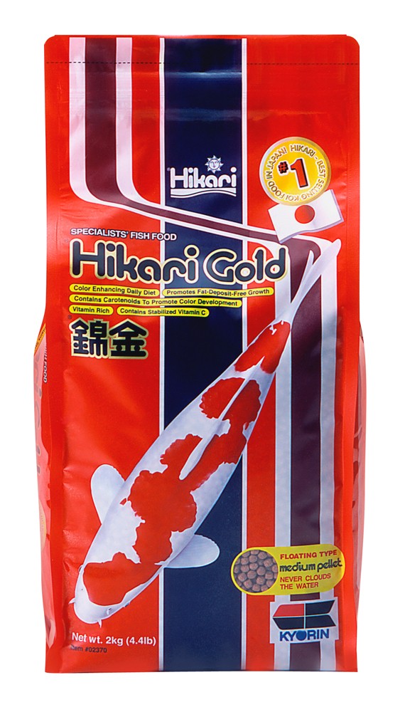 Hikari USA Gold Color Enhancing Pellet Fish Food for Koi and Pond Fishes 1ea/44 lb, MD for your Pet Fish with Pet Store X!