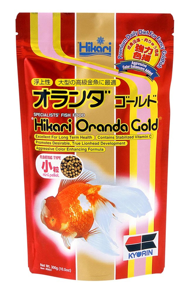 Hikari USA Oranda Gold Pellets Fish Food 1ea/10.5 oz, Mini for your Pet Fish.