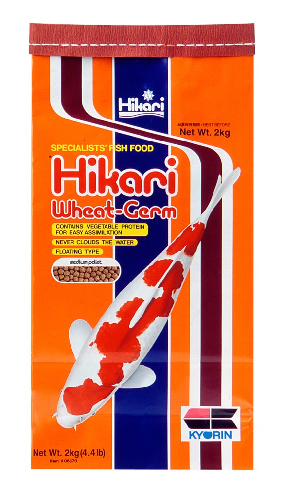 Hikari USA Wheat-Germ Floating Pellet Fish Food for Koi, Goldfish and Other Pond Fishes 1ea/44 lb, MD for your Pet Fish with Pet Store X!