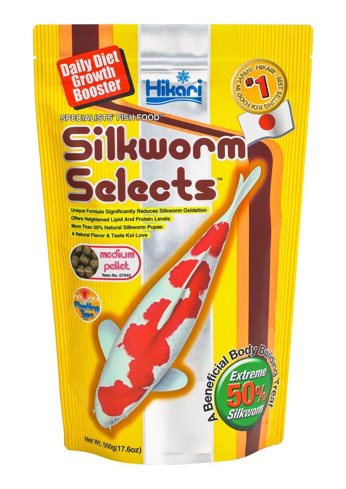 Hikari USA Silkworm Selects Color Boosting Pellet Fish Food for Koi 1ea/176 oz, MD for your Pet Fish with Pet Store X!