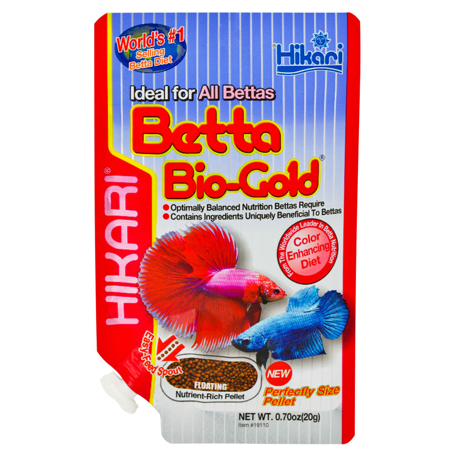 Hikari USA Betta BioGold Pellets Fish Food 1ea/0.7 oz for your Pet Fish.