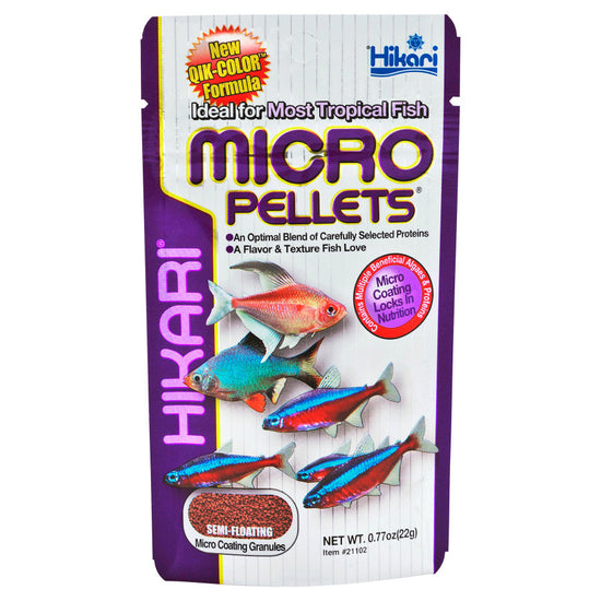 Hikari USA Tropical Pellets Fish Food 1ea/077 oz for your Pet Fish with Pet Store X!