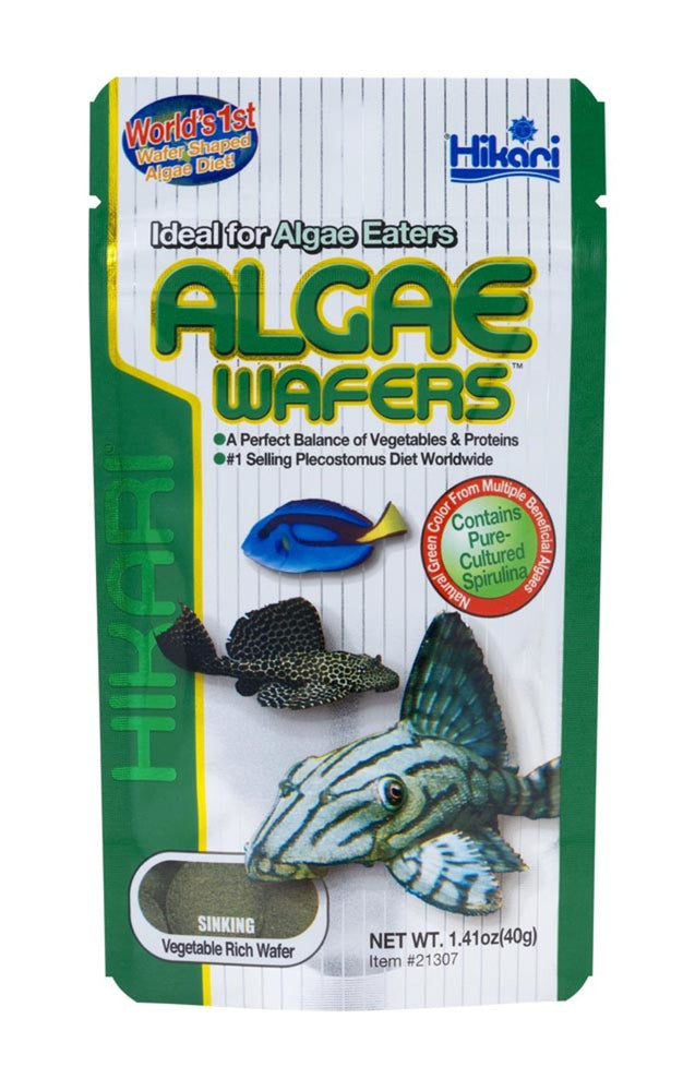 Hikari USA Algae Wafers Rapidly Sinking Wafer Fish Food 1ea/1.41 oz for your Pet Fish.