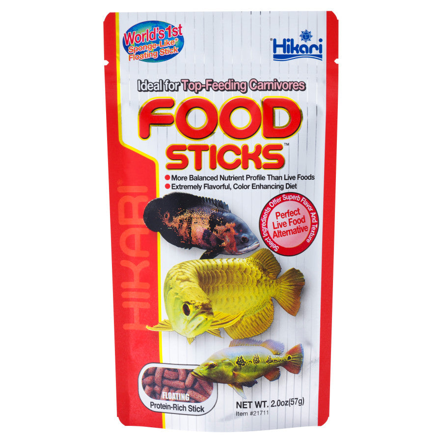 Hikari USA Food Sticks™ Floating Fish Food 1ea/2 oz for your Pet Fish.