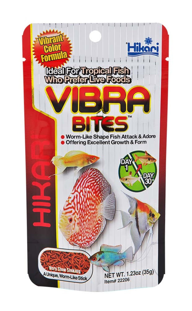 Hikari USA Vibra Bites Tropical Fish Food 1ea/1.23 oz for your Pet Fish.