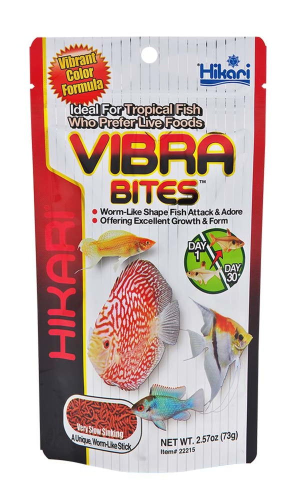 Hikari USA Vibra Bites Tropical Fish Food 1ea/2.57 oz for your Pet Fish.