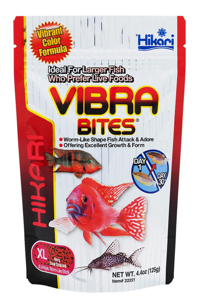 Hikari USA Vibra Bites Tropical Fish Food 1ea/4.4 oz, XL for your Pet Fish.