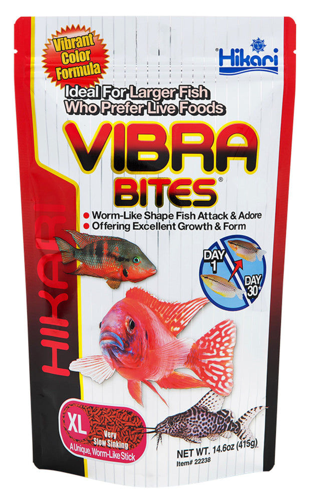 Hikari USA Vibra Bites Tropical Fish Food 1ea/14.6 oz, XL for your Pet Fish.