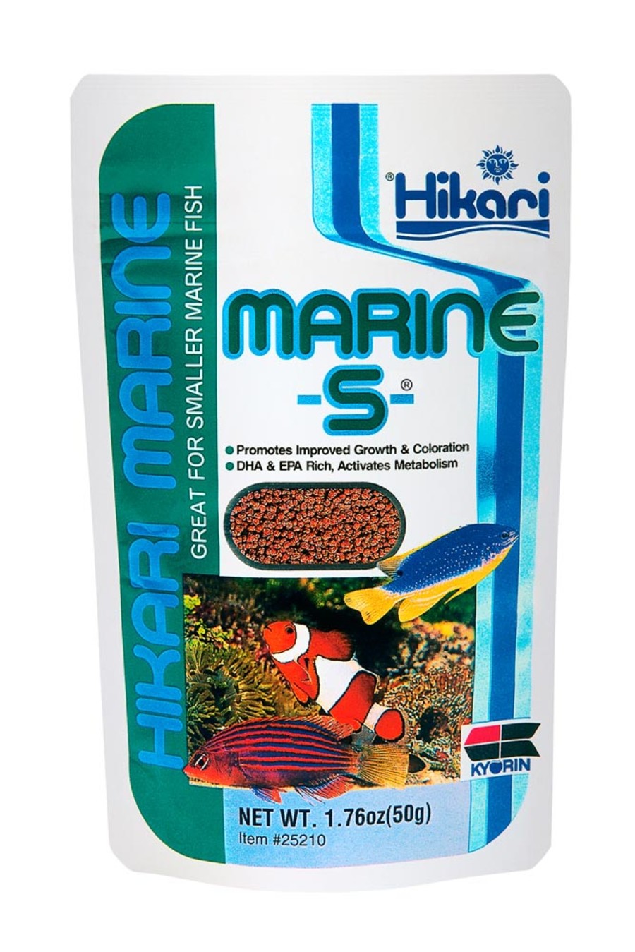 Hikari USA Marine S Pellets Slow Sinking Fish Food 1ea/176 oz for your Pet Fish with Pet Store X!