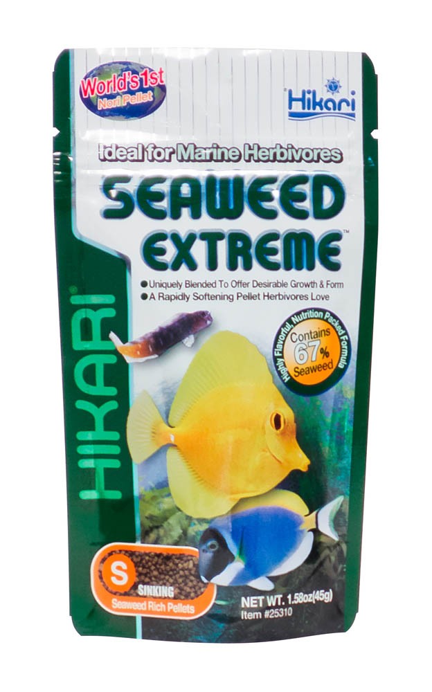 Hikari USA Seaweed Extreme Pellets Fish Food 1ea/1.58 oz, SM for your Pet Fish.