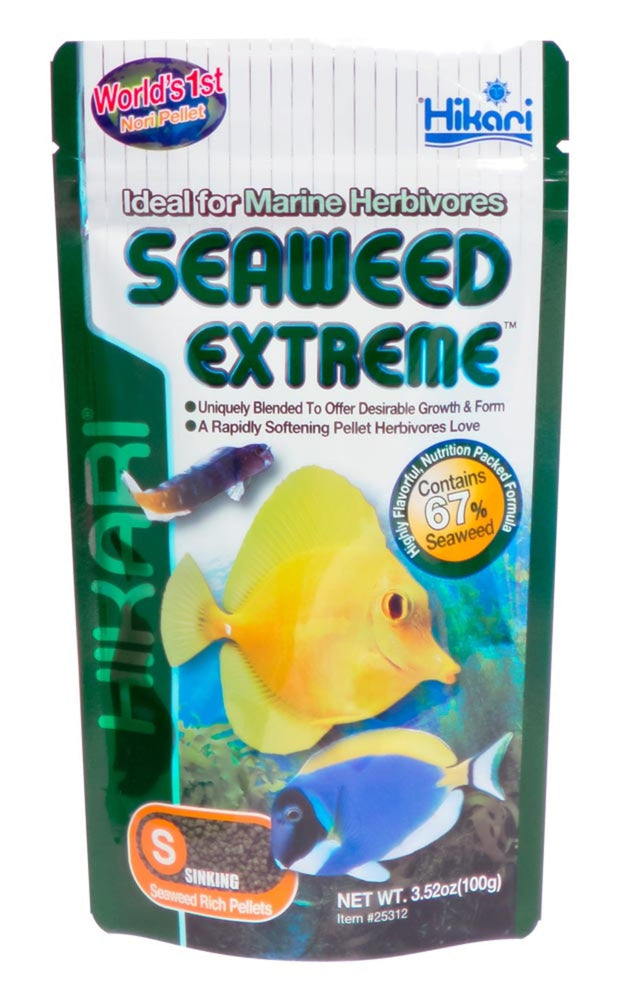 Hikari USA Seaweed Extreme Pellets Fish Food 1ea/3.52 oz, SM for your Pet Fish.