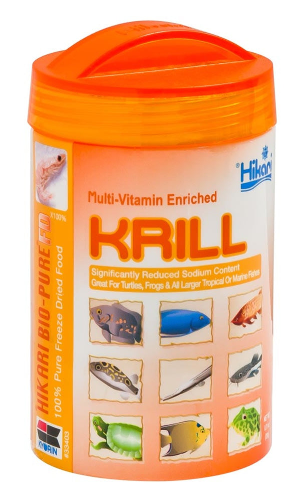 Hikari USA Bio-Pure Krill Freeze Dried Fish Food 1ea/0.71 oz for your Pet Fish.