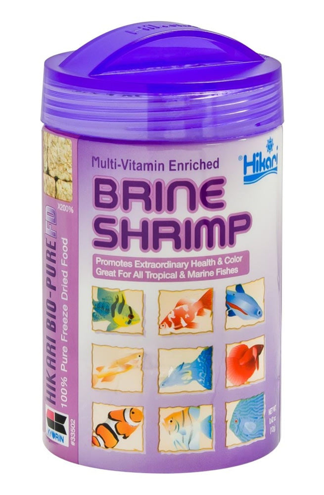 Hikari USA Bio-Pure Freeze Dried Brine Shrimp Fish Food 1ea/0.42 oz for your Pet Fish.