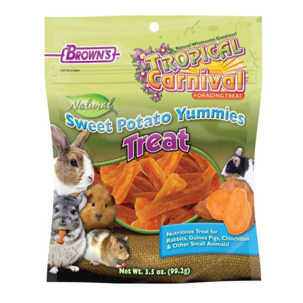 Tropical Carnival Natural Yummies S.A. Treats 3.5oz.