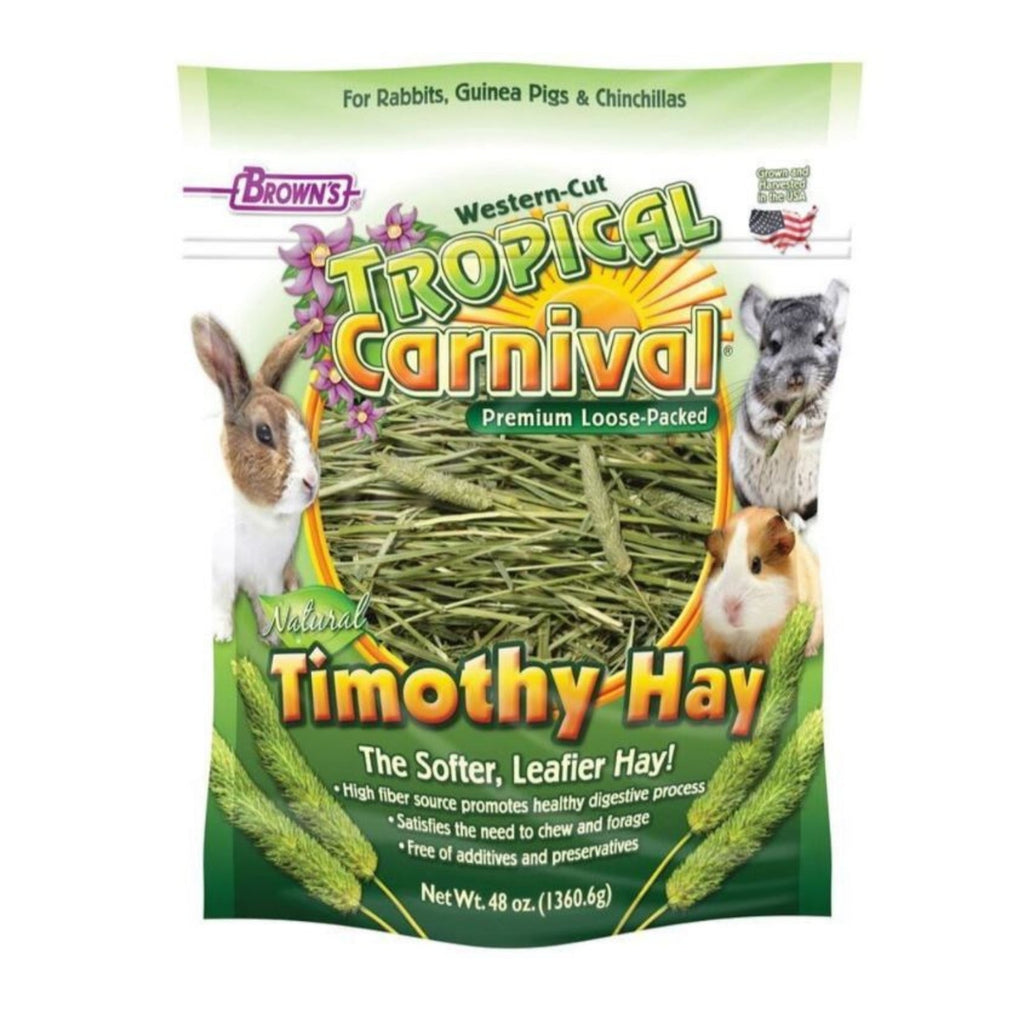 Tropical Carnival Natural Timothy Hay 48oz.