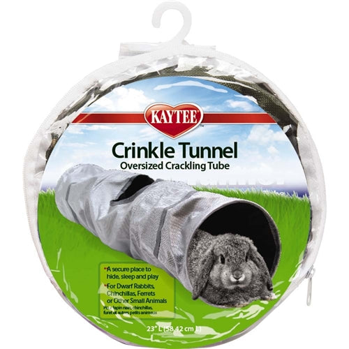 Kaytee Crinkle Tunnel Silver 1ea