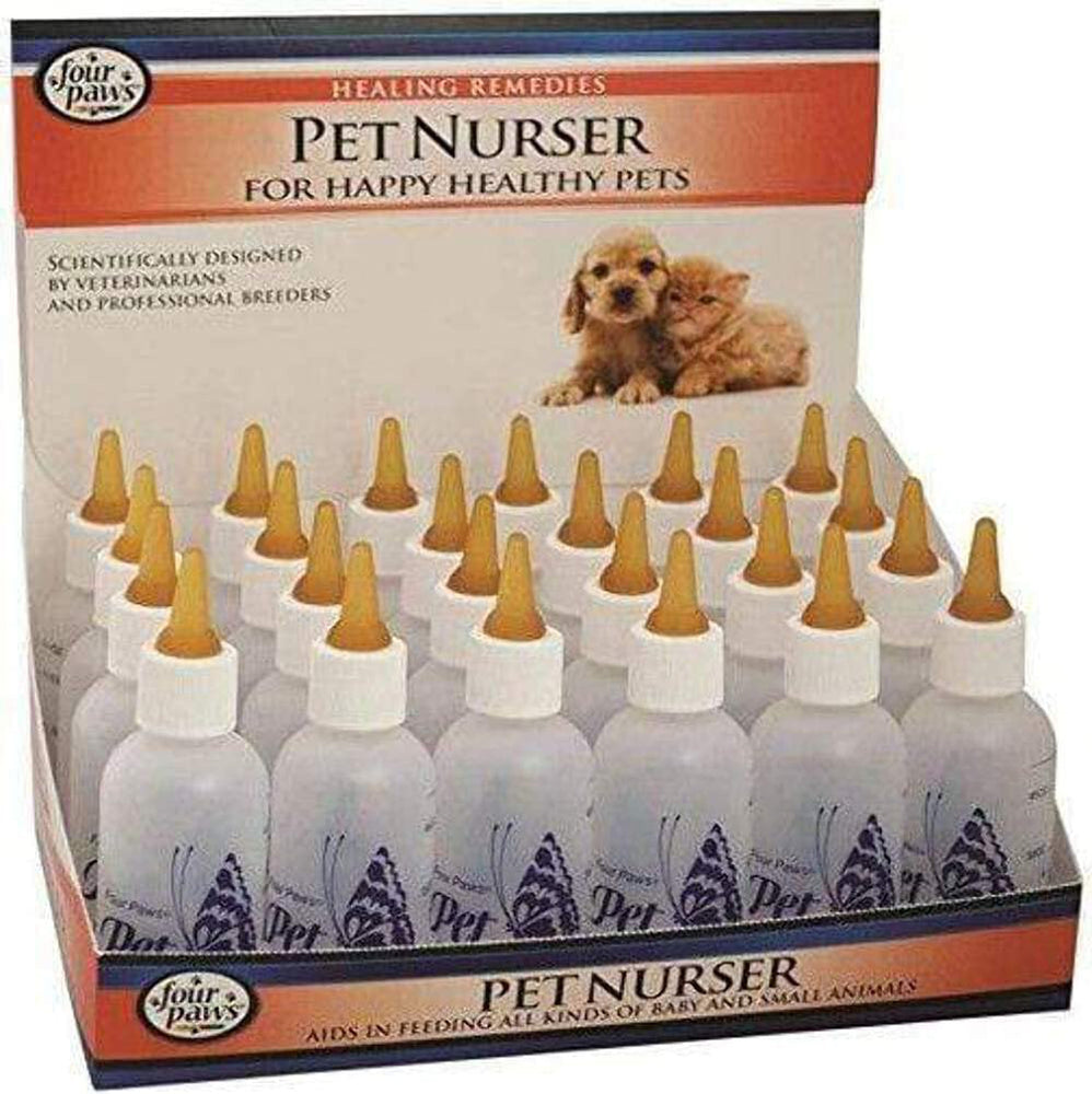 Four Paws Healthy Promise Pet Nurser Bottles Display Case 24 Count 1ea/2 oz for your Pet Dog with Pet Store X.