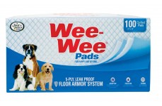 Four Paws Four Paws Wee-Wee Superior Performance Dog Pee Pads 1ea/100 ct Box, 22 in X 23 in for your Pet Dog with Pet Store X.