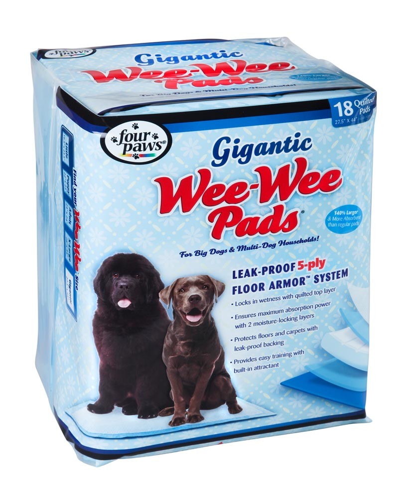 Four Paws Four Paws Wee-Wee Gigantic Dog Pee Pads 1ea/18 ct, 275 in X 44 in for your Pet Dog with Pet Store X.