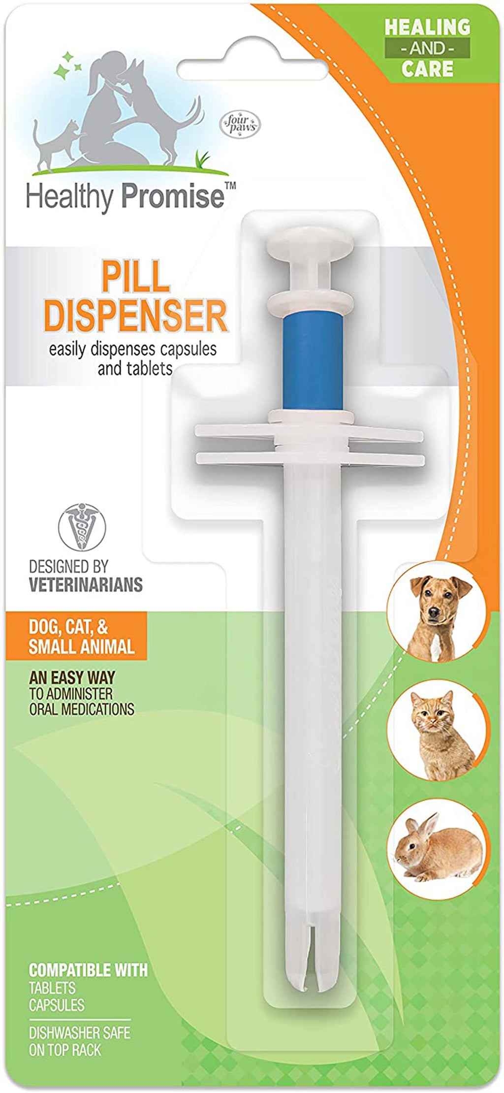 Four Paws Healthy Promise Pet Pill Dispenser 1ea/SMall for your Pet Dog with Pet Store X.